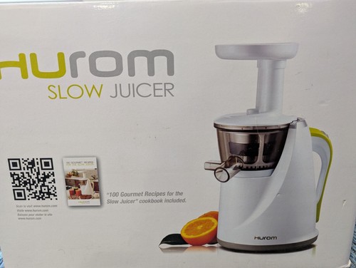 Hurom 100 slow juicer - slow, white